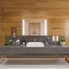 Alfi Brand 7 Piece Solid Concrete Gray Matte Bathroom Accessory Set ABCO1023